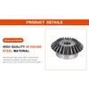 Bevel Gear 2M 30 Tooth Hole 12/14/15/16/17/18/20/22/24/25/28 Standard Hole 45 Steel Tooth Surface Quenching Screw Hole Fixed
