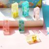 Cute Erasers Transparent Visiable Eraser  Simplicity Solid Color Eraser Soft Wipe Clean Eraser Lovely Stationery Supplies