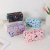 New Cute Butterfly Pattern Printed Portable Storage Bag Makeup Case Women Toiletry Bag School Supplies Storage Bag