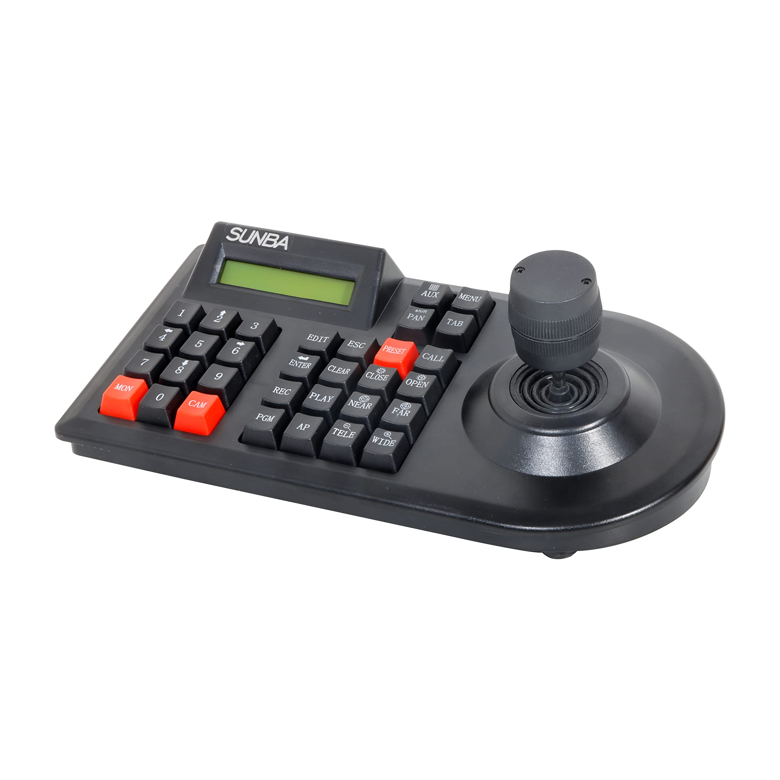 

SUNBA Analog 3D Keyboard Joystick Pan Tilt Zoom Controller for Analog CCTV PTZ Dome Cameras and PELCO D/P RS485
