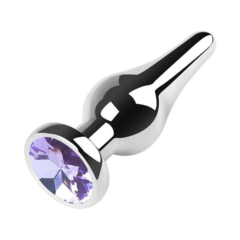 Metal Anal Sex Toys Trainer Jeweled Ass Anus Butt Plugs Anal Plug Butplug Aluminum Alloy Prostate Massage Unisex Sex Toy