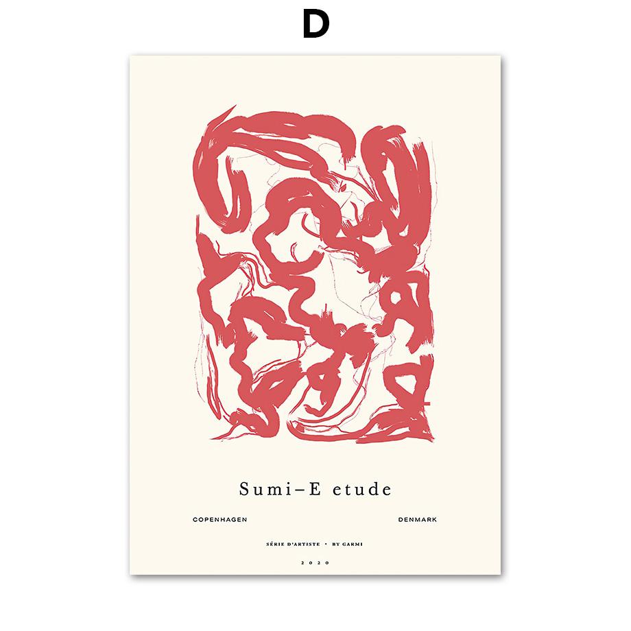 Abstract Minimalist Gallery Painting Wall Art Canvas, Curve Line Girl, Nordic Posters and Prints, Pictures for Living Room Decor