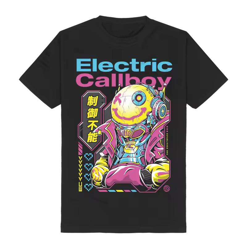German Electronic Nuclear Electric Callboy Leisure T-shirt Luxury Brand for Men and Women Top 2026 New