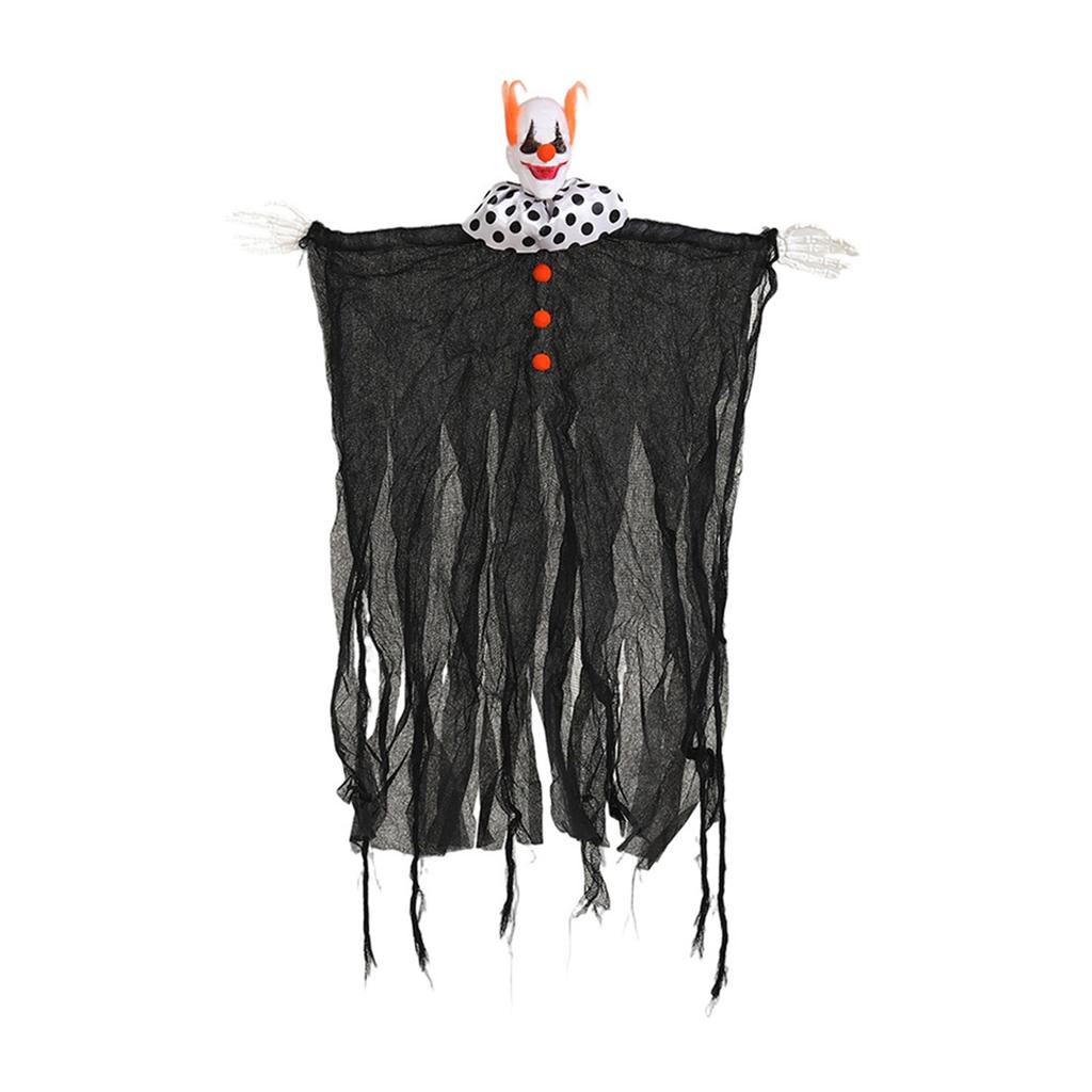 Spooky Halloween Hanging Horror Clown Ghost Decor Skeleton Props for Haunted House Garden Party Outdoor Indoor Decorations