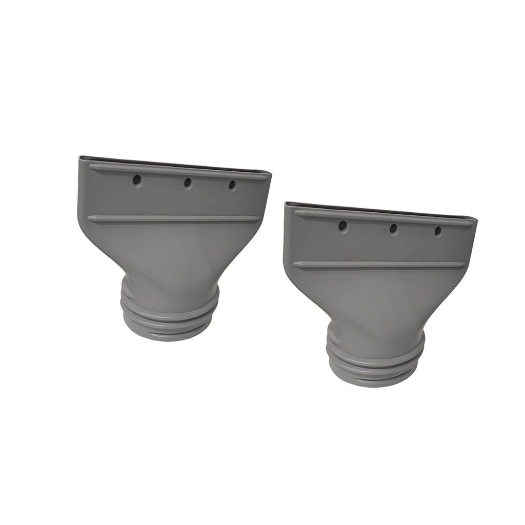 Air Conditioning Exhaust Pipe Flat Vent Hose Connector for Mobile Air Conditioning Units Heat Resistant ABS Texture