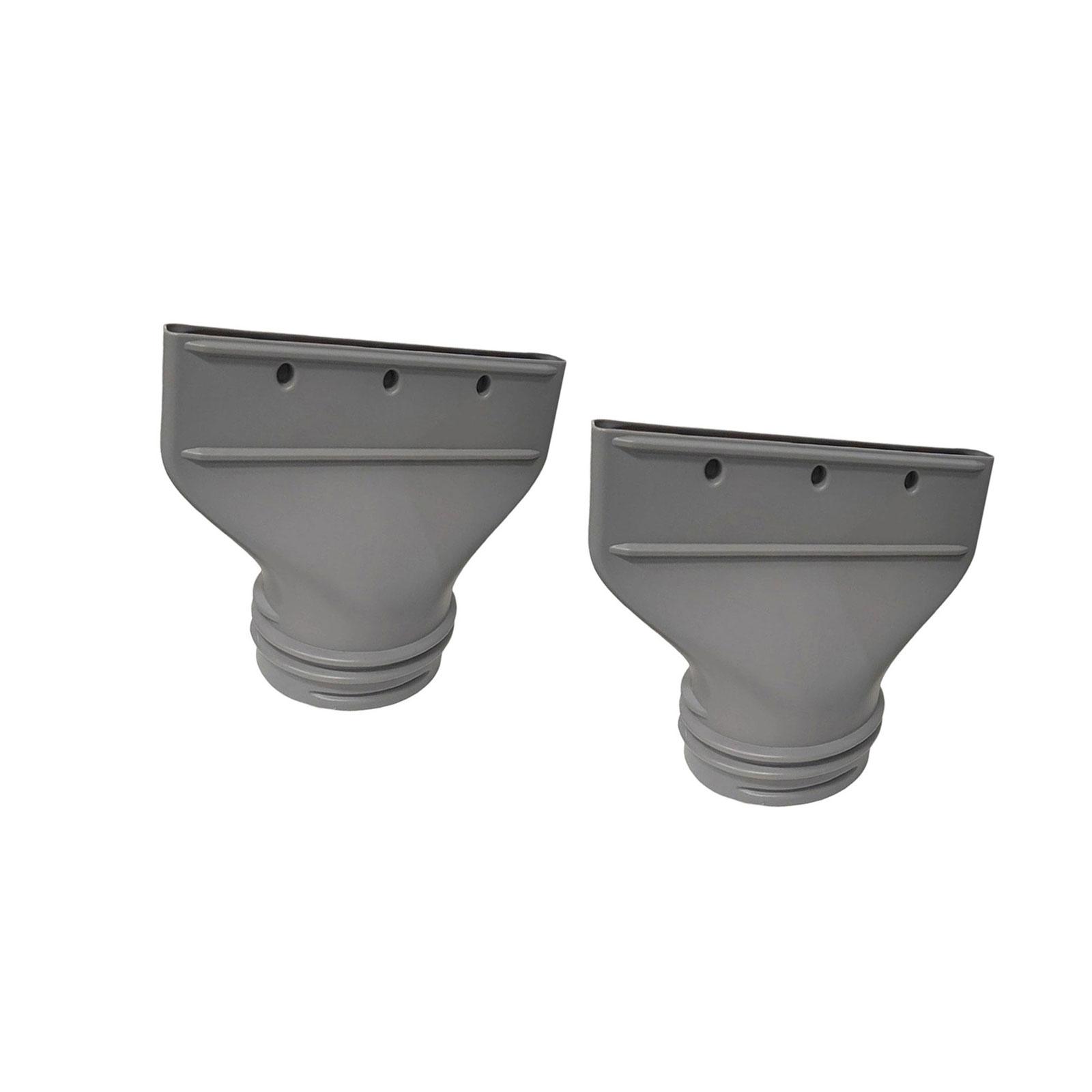 

Air Conditioning Exhaust Pipe Flat Vent Hose Connector for Mobile Air Conditioning Units Heat Resistant ABS Texture A