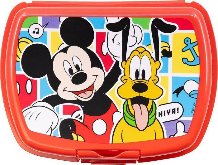 Boîte à sandwich - Tataway - Mickey Mouse - Rouge - Enfant - Plastique recyclable