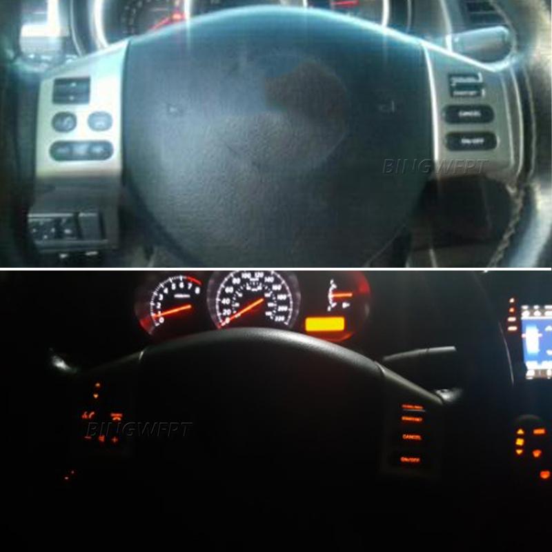 NEW FOR Nissan LIVINA & FOR Nissan TIIDA & For SYLPHY Steering Wheel Control Switch With Backlight Car Accessories Buttons
