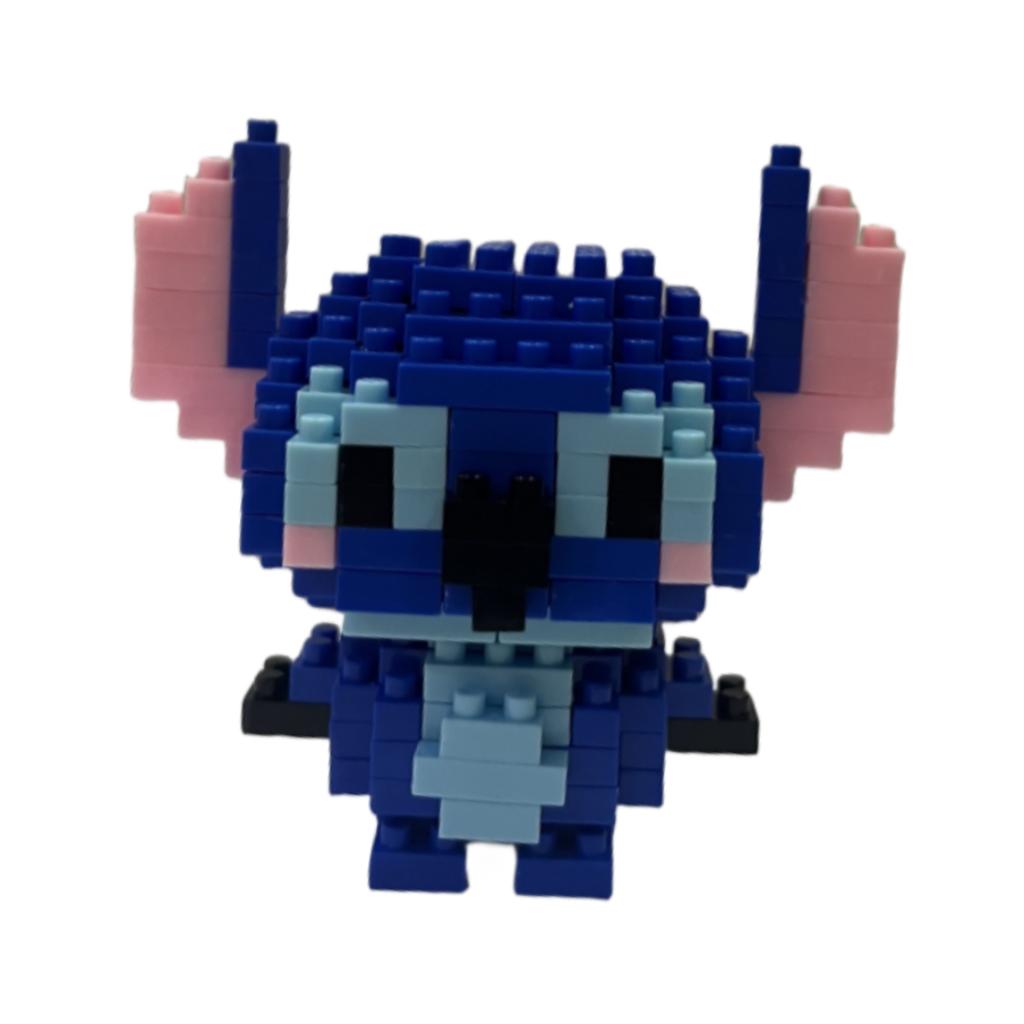 Stitch Building Blocks Anime Kawaii Cartoon mini Action Children's Figures Blocks Bricks Assemble DIY Toys Gift for Kids