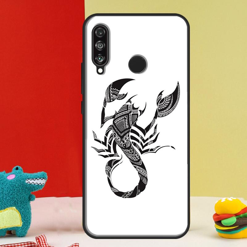 Scorpion For Huawei Nova Y91 Y90 Y60 Y70 Y72 Y61 9 10 SE 12i 12s 11i 5T P60 Pro P20 P30 P40 Lite Case