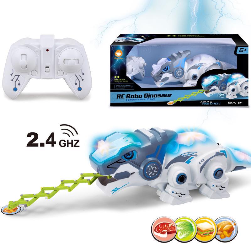 2.4G Remote Control Color-Changing Dinosaur Toy for Kids - Creative Electric Smart Pet & Birthday Gift