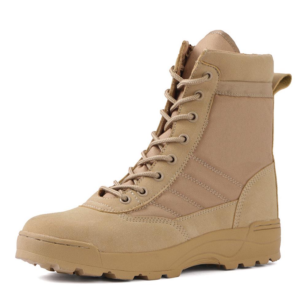 Nuovi Stivali Tattici Uomo Stivali Sneakers Forze Speciali Stivali da Combattimento nel Deserto Stivali da Escursionismo all'Aperto Scarpe alla Caviglia Uomo Scarpe di Sicurezza da Lavoro
