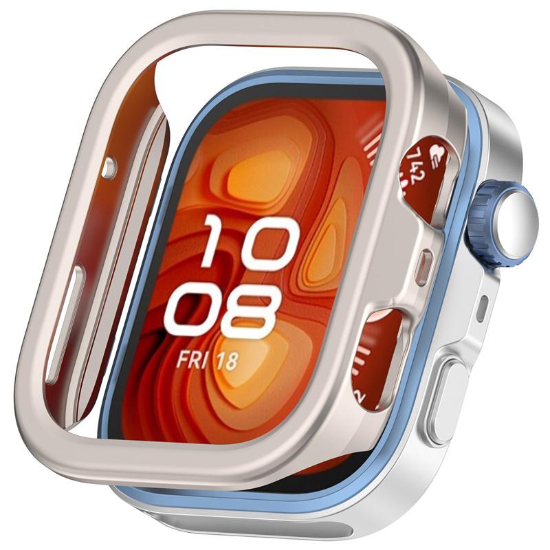 PC Hollow Case Glass For Huawei Watch Fit 4 Pro Smartwatch Screen Protector Frame Bumper for Huawei Fit 4  Cover Shell