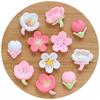 20/30Pcs Creative Sakura Pushpins 3D Thumb Tacks Portable Pink Flower Push Pins  Wall Markers