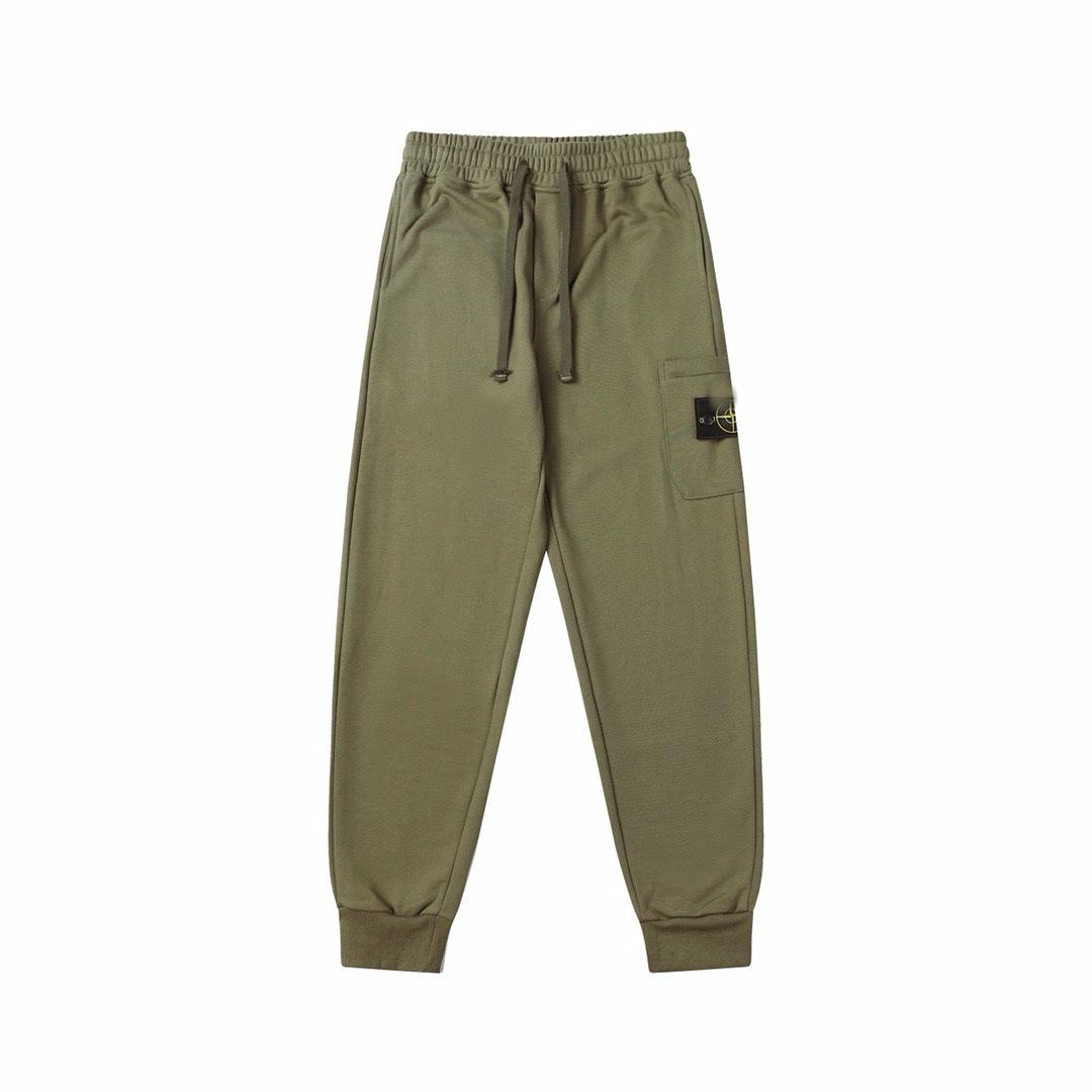 Completo con Felpa con Cappuccio e Zip Emblema dell'Isola CrossSTONE: Pantaloni Funzionali & Felpa Girocollo per Uomo e Donna Medium
