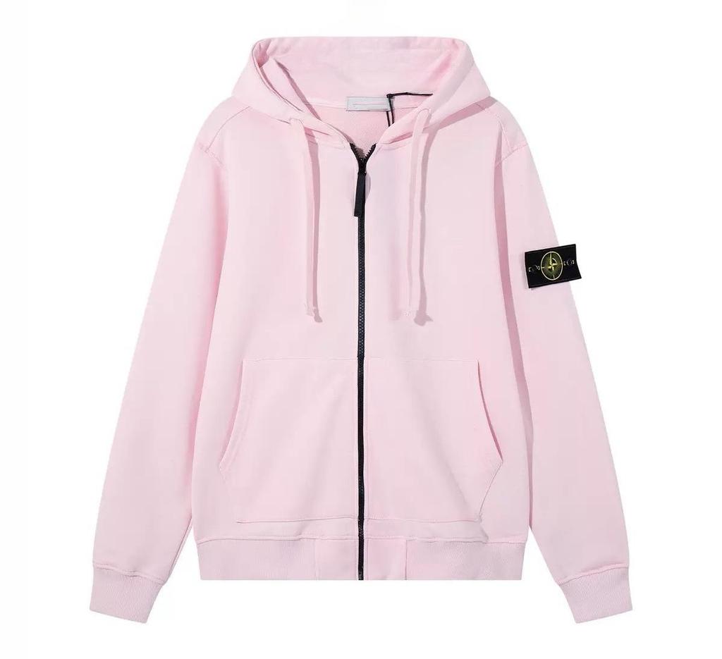 CrossSTONE Unisex Klassischer Cardigan Hoodie mit Reißverschluss