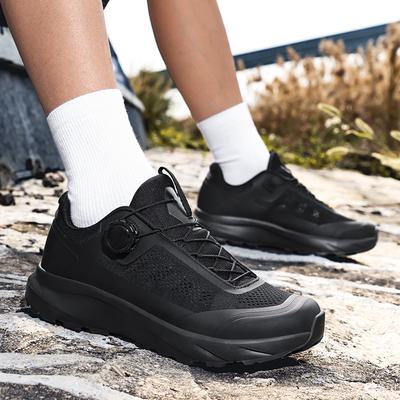 New Summer Light Outdoor Hiking Shoes Rotating Buckle Light Breathable Mesh Hiking Shoes Casual Sports Men's Shoes
