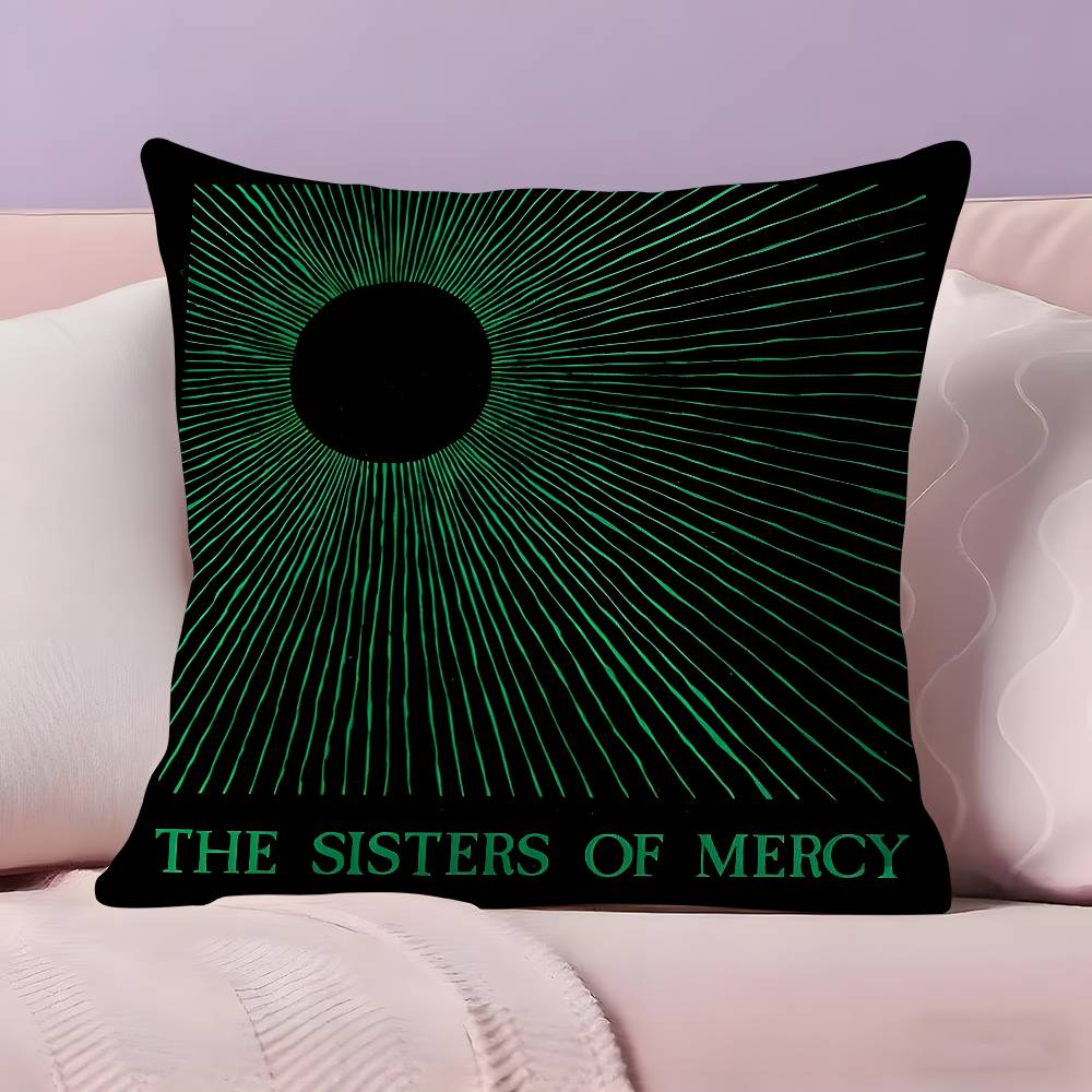 The S-Sisters Of M-Mercy Band Pillow Case Pillowcase Ultra Soft Skin Friendly Fabric Cloud Like Comfort & Concealed Zipper