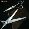 TITAN Profesionální Kadeřnictví Kadeřnické Nářadí Salon Stříhací nůžky Nůžky na vlasy Japonsko Nerezová ocel ATS314