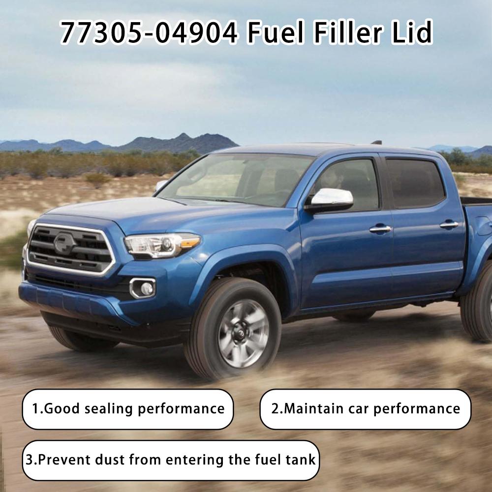 77305-04904 Capac Rezervor Combustibil Ușiță Rezervor Combustibil Potrivit Pentru Toyota Tacoma 2005-2015 Cabină Dublă Pat Scurt 5 Picioare Negru