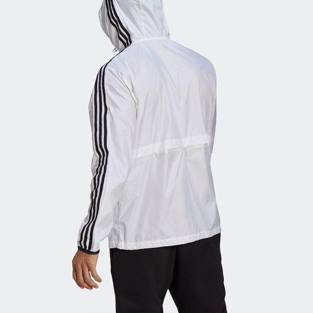 Adidas Jackets Men's White Hooded Non Detachable Moderate GQ0602