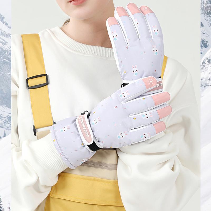 Ski Gloves - Waterproof, Anti-Slip & Touch-Screen Compatible for Winter Outdoor Activities