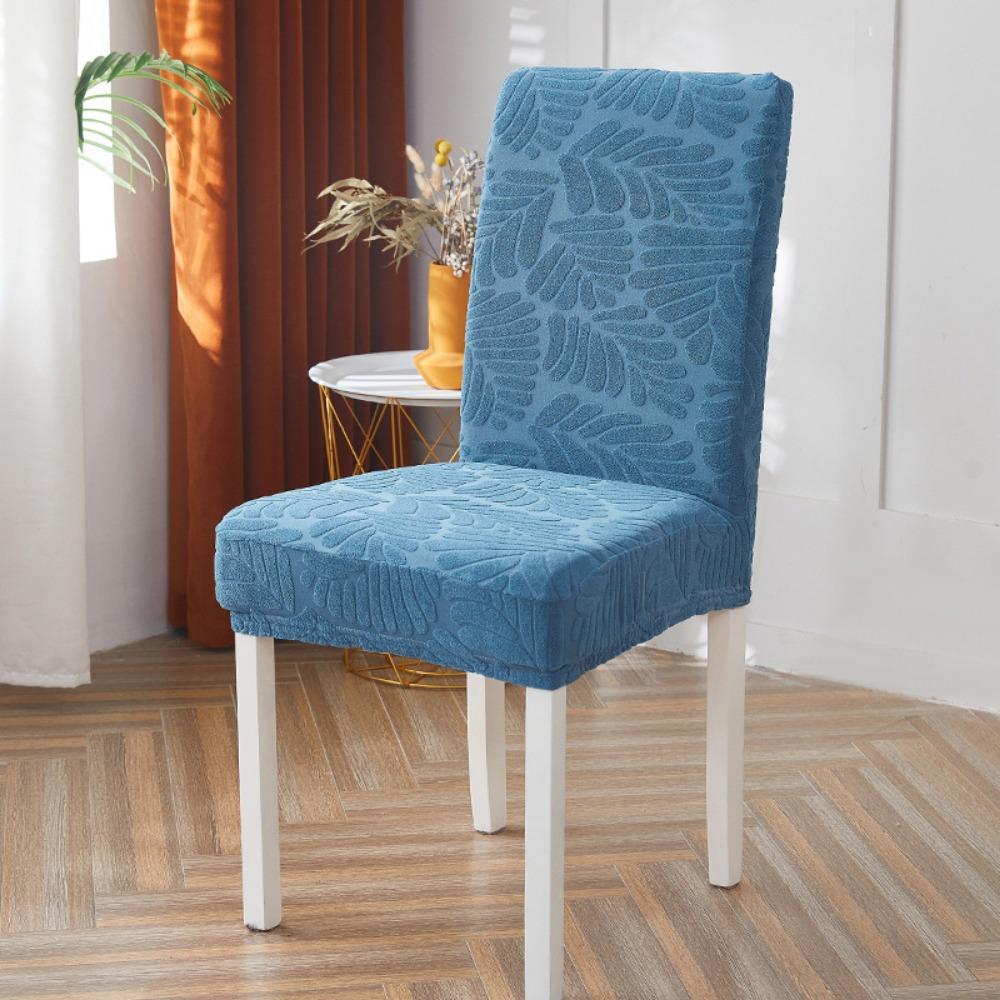 

Jacquard Dining Chair Covers Elastic Stretch Universal Seat Slipcovers for Home Decor 1pc