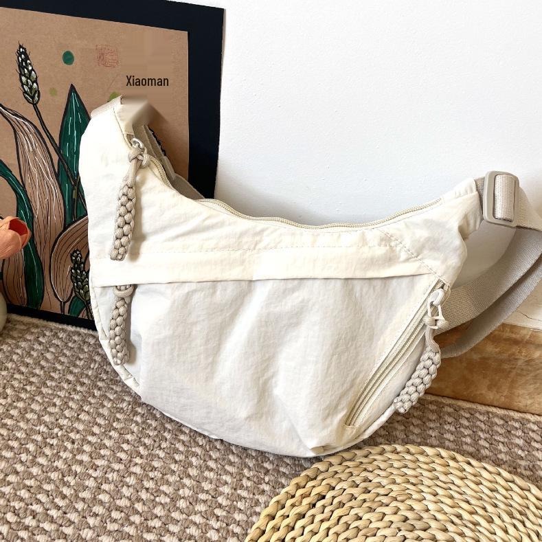 Dámská univerzální lehká crossbody taška 'knedlík' - Velkokapacitní ležérní taška přes rameno