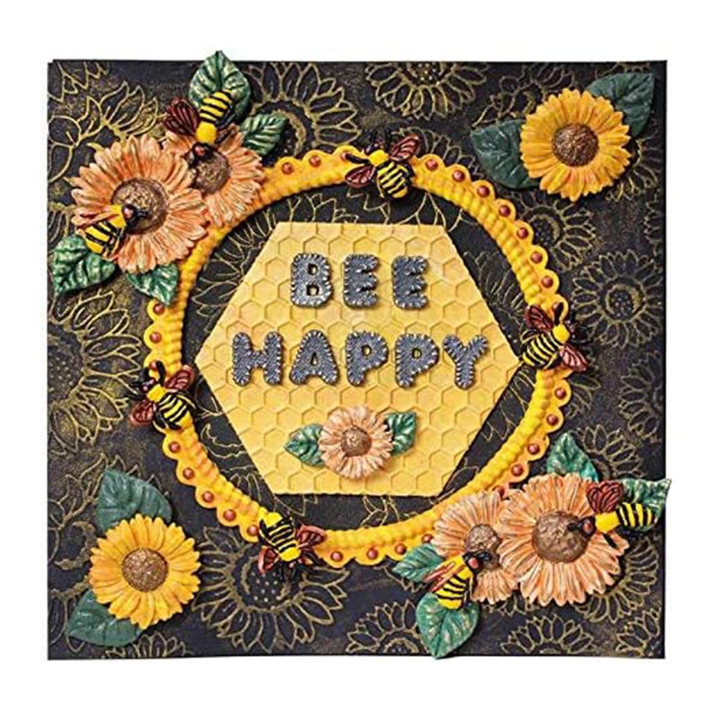 3 ks Silikonové formy včelí plástve pro DIY dort, fondán, sušenky, cukrový pudink, čokoládu, tvrdé bonbóny, dezertní dekorace