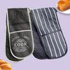 Cotton Oven Mitts With Long Sleeve Heat Resistant For Cooking And Baking Safety