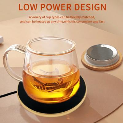 USB Coffee Mug Cup Warmer Plug-Play Good Thermal Conductivity Compact Size Portable Cup Heating Coaster
