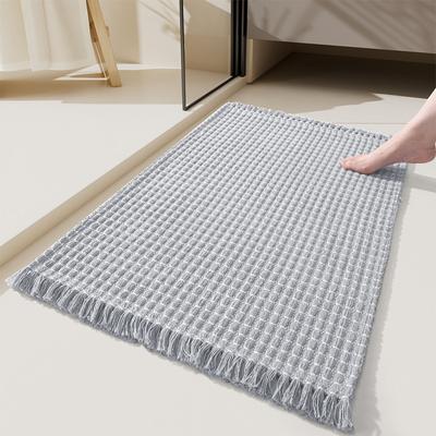 Toilet Floor Mat, Bathroom Door Absorbent Carpet, Household Toilet Non-Slip Foot Mat, Toilet Door Mat Enter The Door