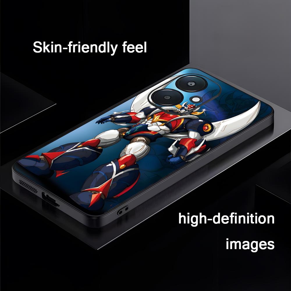 

Чехол для телефона Grendizer Anime UFO Robot для Xiaomi Redmi 14C 13C 12C Note14 13 12 11 10 Pro Plus S Мягкий черный чехол для телефона Redmi Note 13 Pro 5G