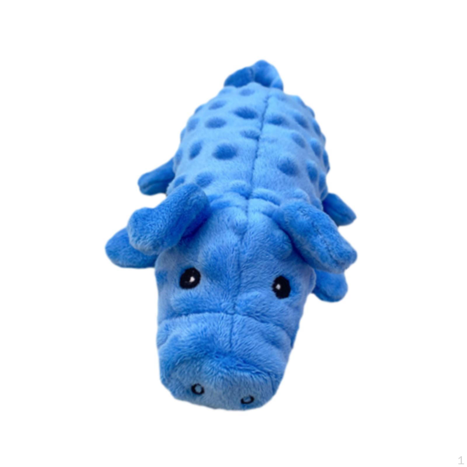 

Игрушка-пищалка для собак интерактивная жевательная собачья мягка для жевания для маленьких животных синий