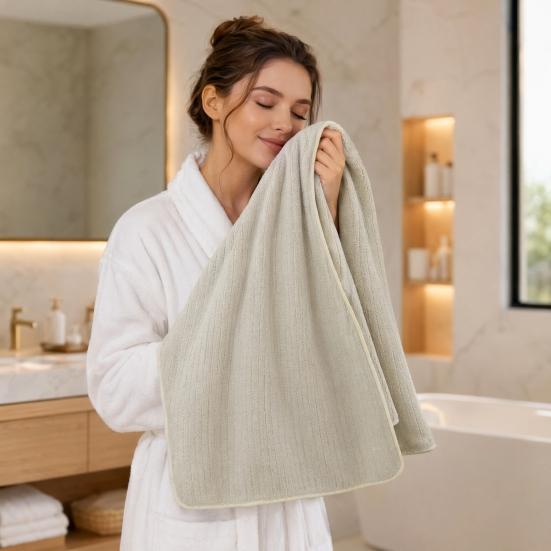 Bath Towel Ultra Absorbent Quick Drying Soft Bath Towel