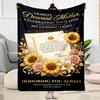 Mother's Love And Strength Blanket Suitable for sofas,travel, living rooms also a good gift for friends and family Suitable for all seasons.