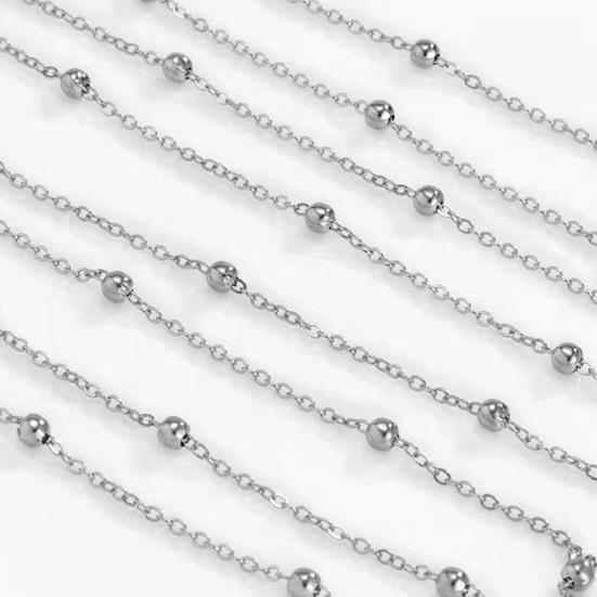 Lanț de pulovere pentru femei, mărgele din aliaj cu două straturi, haine reglabile, bijuterii, întâlniri, petreceri de absolvire, colier de decorare pentru îmbrăcăminte