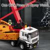 1:32 Cement Pump Truck Container Transport Car Model Toy Sound Light Doors Opened Engineering Vehicle Models Kids Toys Gifts