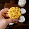 Plastic Mooncake Mold 75g Lion Stamps Biscuit Cookie Cutter Mould DIY Fondant