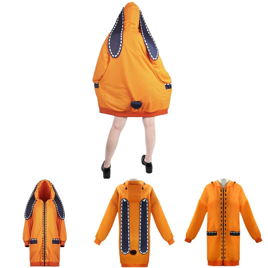 Kakegurui Runa Yomozuki Cosplay Costume Stylish Hoodie Coat For Anime Fans