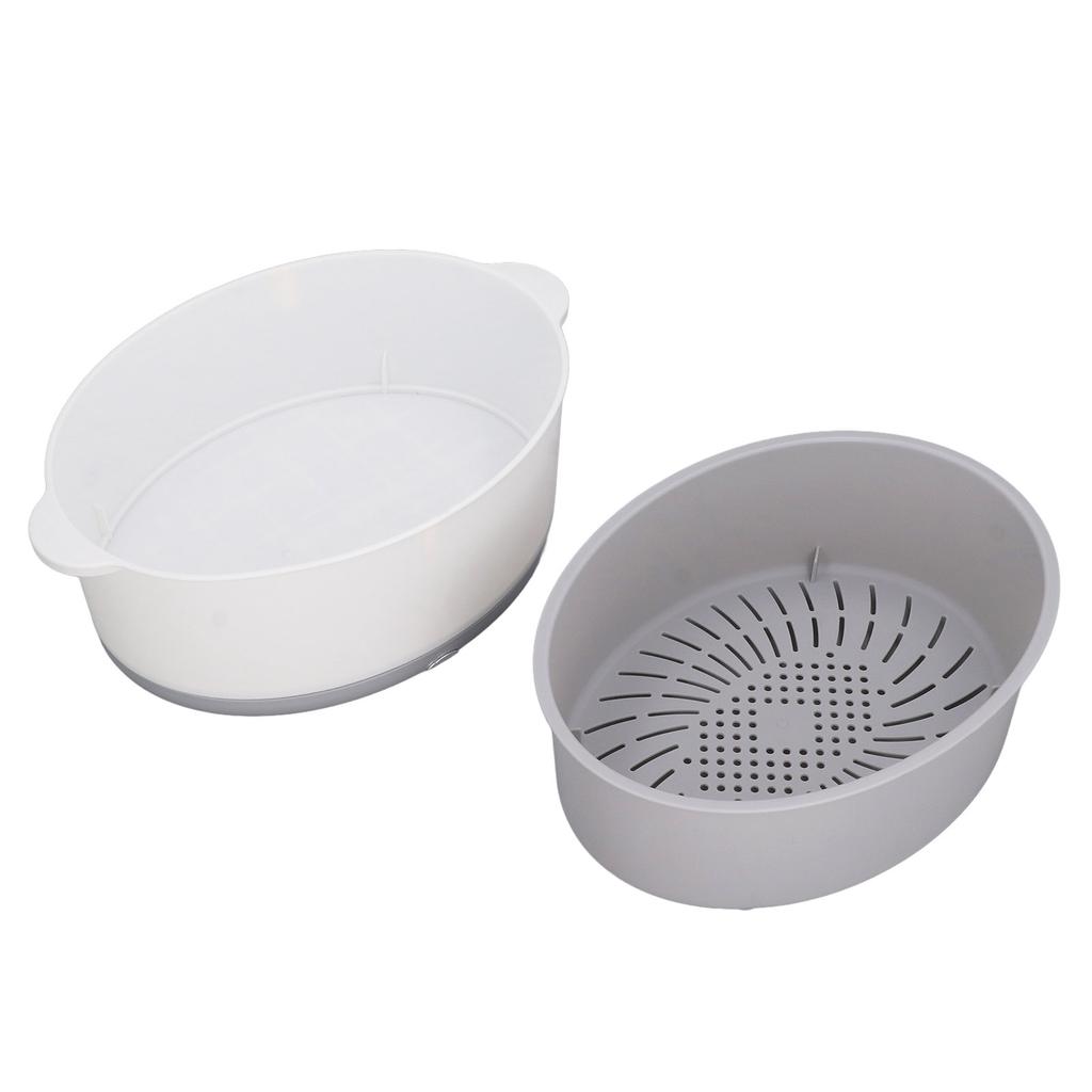 Fruit and Vegetable Washing Machine Double Layer Efficient Time Saving Multifunctional Electric Vegetable Washing Basket