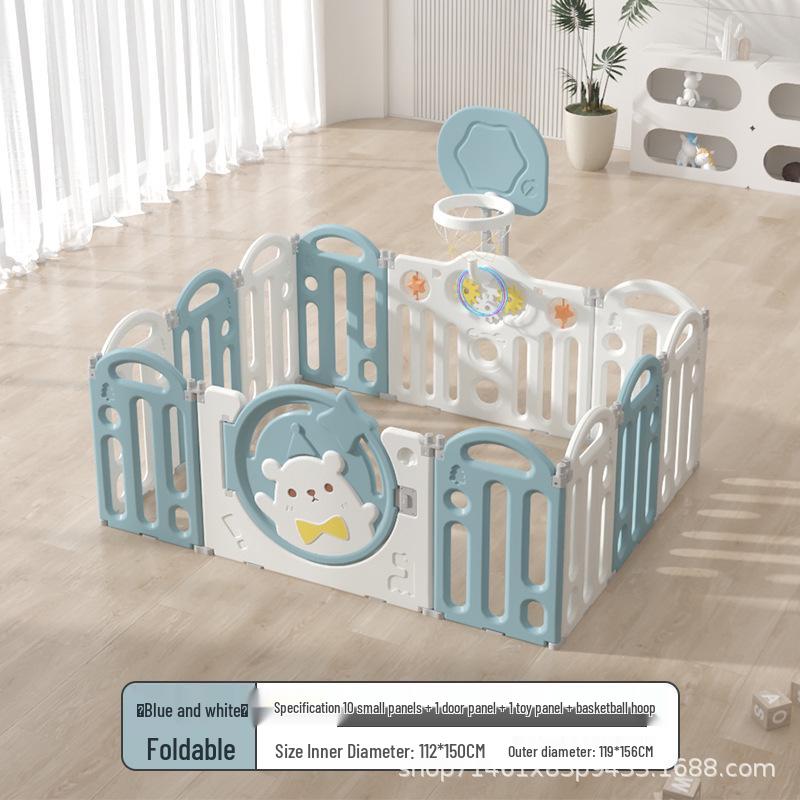 Indoor Safety Playpen & Crawling Mat for Babies: Anti-Fall Playground & Learning Fence