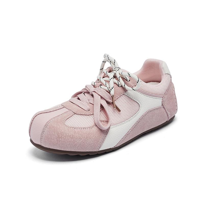Dexun Shoes Summer New Flat-bottomed Sports Mesh Casual Shoes Soft-soled Ballet Forrest Gump Shoes