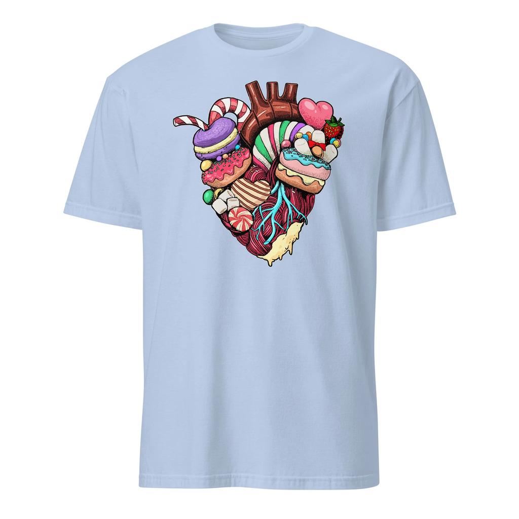 Anatomical Heart Shirt Sweet Candy Heart Valentine's Day T-Shirt Size S-3XL Gift
