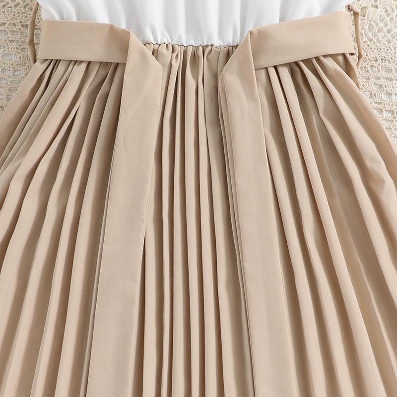 Dvoudílné princeznovské šaty Dětské šaty pro panenku Jarní a letní šaty v kolejním stylu