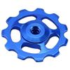 Aluminum Alloy Rear Derailleur Pulley CNC Anodized Sealed Bearing Bicycle Bearing 11T Ultralight Bicycle Guide Roller for 2pcs