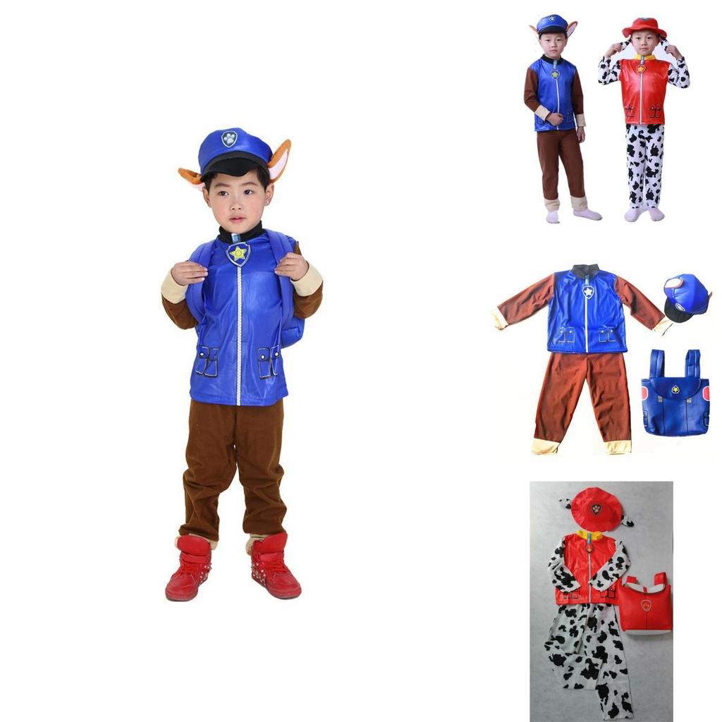 Costum Adorabil Cosplay Paw Patrol pentru Copii cu Marshall Chase Skye Ținută de Petrecere
