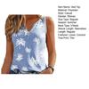 V-Neck Buttons Necklines Sleeveless Vest Cute Coconut Tree Pattern Women Tank