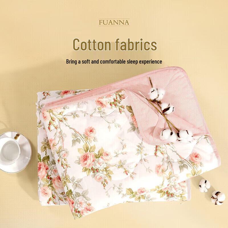 FUANNA 100% Cotton Summer Cooling Comforter
