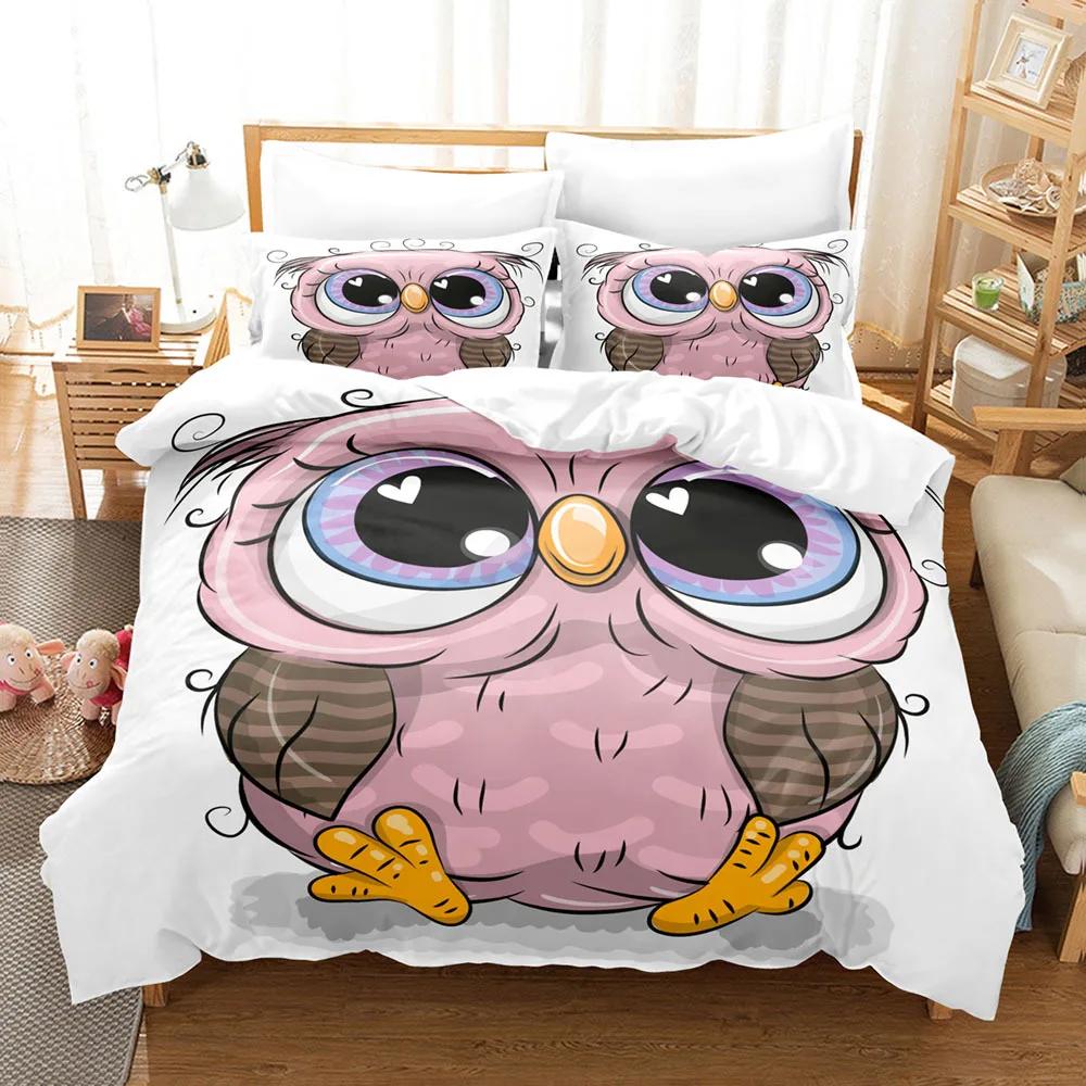 Happy Birthday Bedding Set Cute Cartoon Duvet Cover Sets Kids,twin Full Queen King Bedroom Set Home Textile Bed Comforter Set
